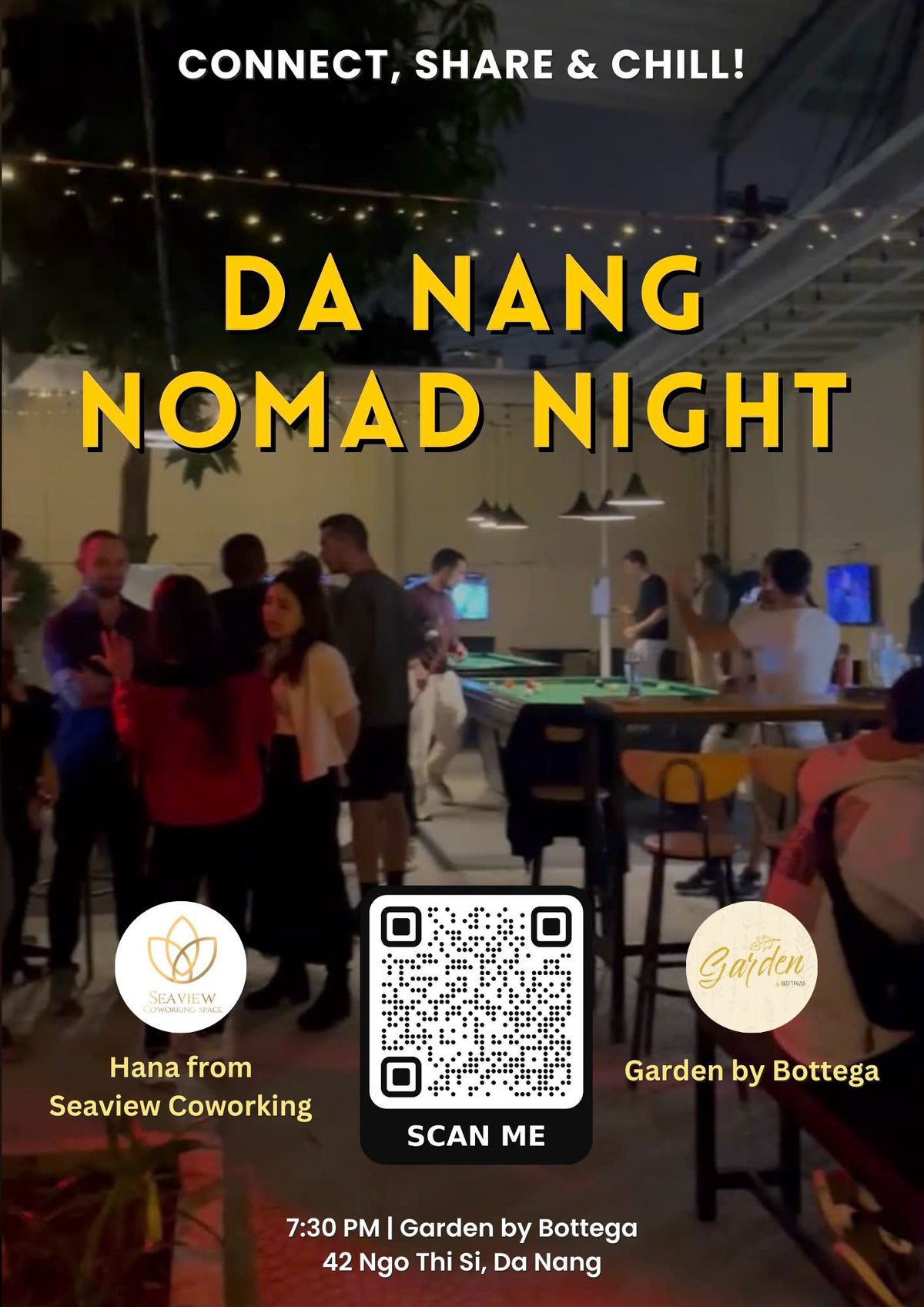 \ud83c\udf0d Danang Nomad Night \u2013 \u2013 Connect, Share & Chill! \ud83c\udfb1\u2728