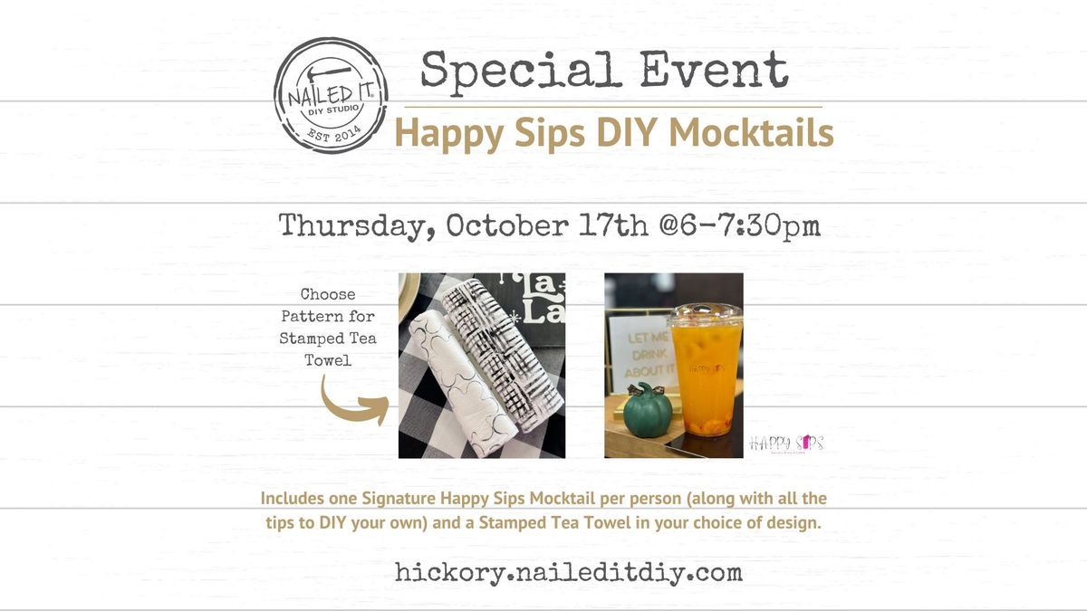 Happy Sips DIY Mocktails