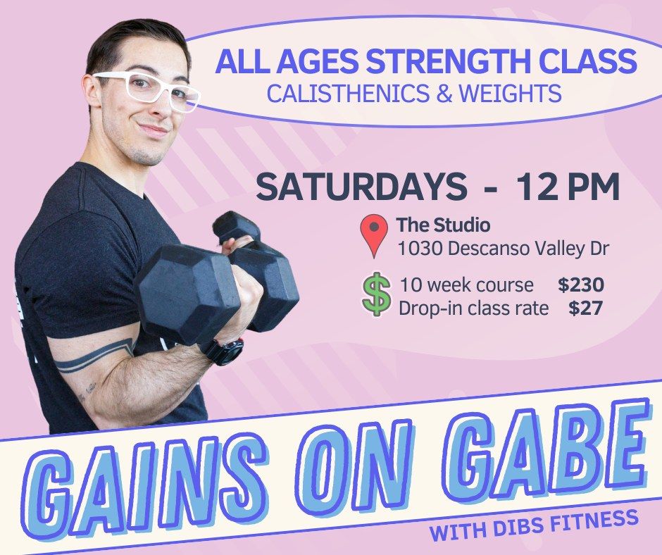 Gains on Gabe - All ages strength class