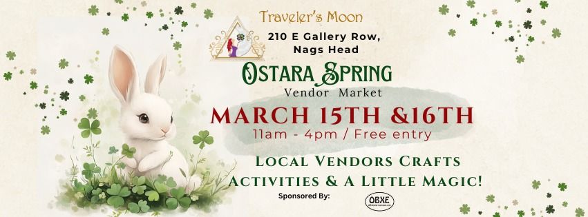 Ostara Spring Vendor Market: Sat &  Sun \ud83c\udf1e 