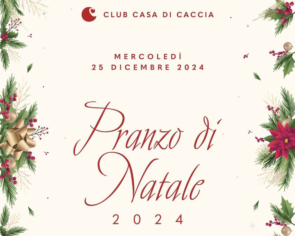 PRANZO DI NATALE_MERCOLEDI 25 DICEMBRE 2024