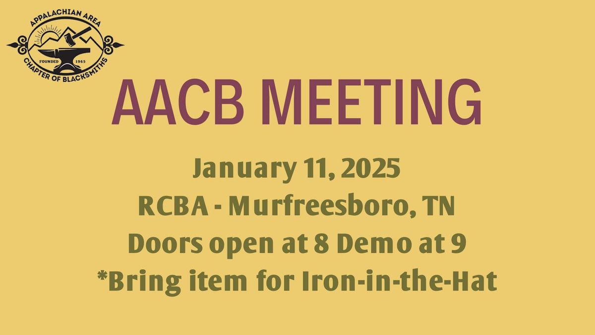 AACB January Meeting