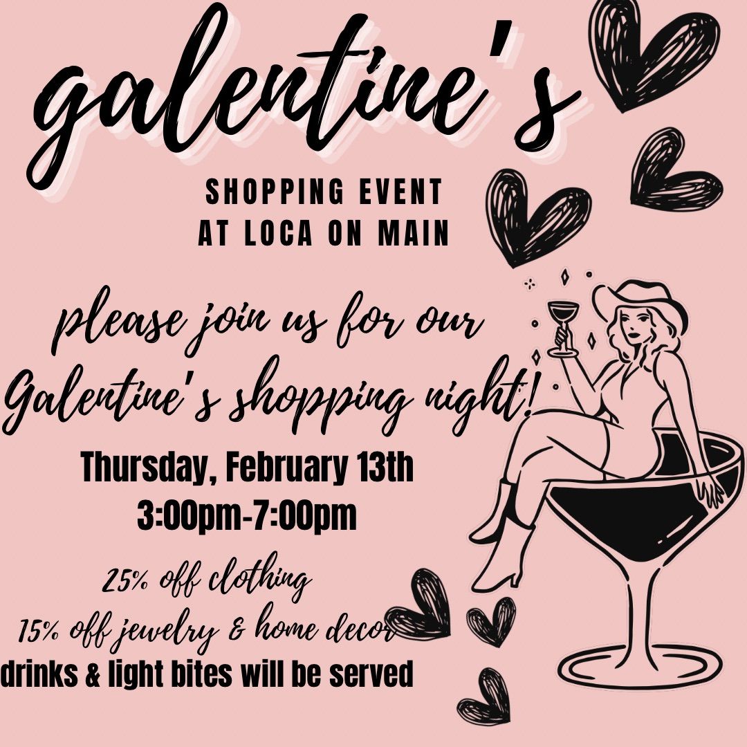 Galentine's Shopping Event