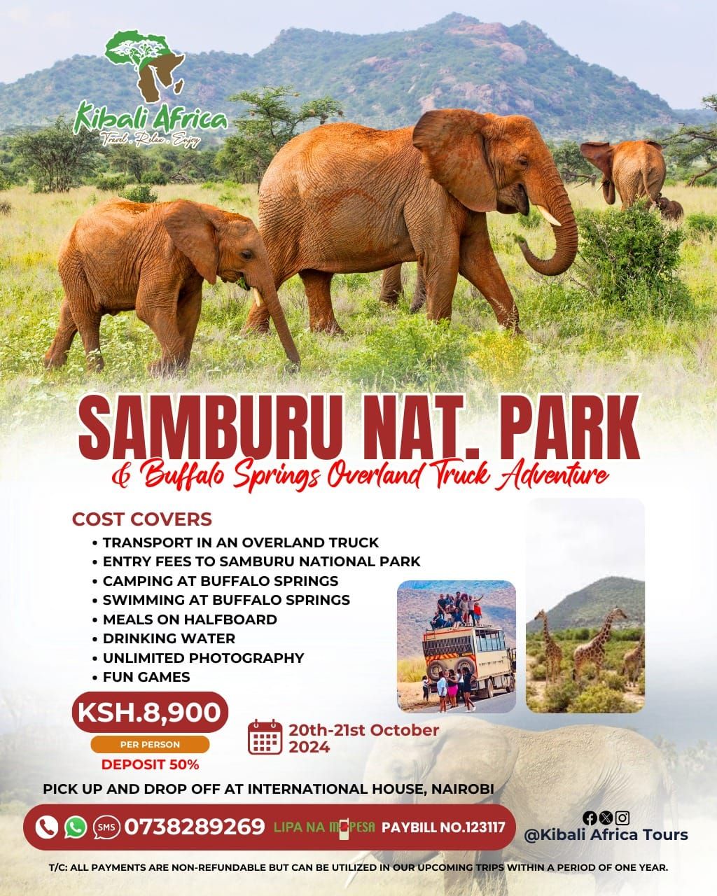 Samburu National Park & Buffalo Springs Overland Trip