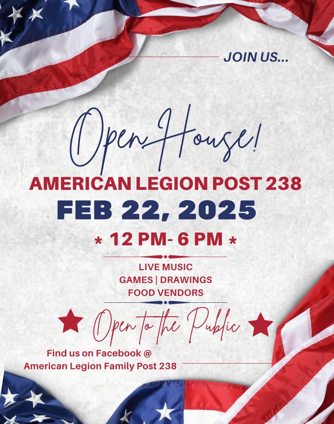 Open House at Post 238