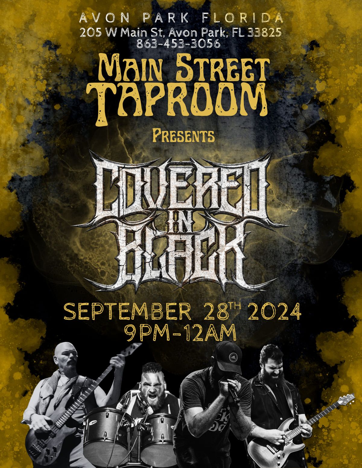 Covered in Black Live @ Main Street Taproom