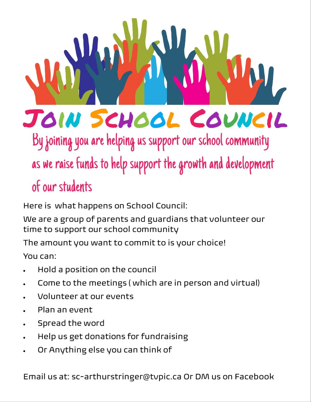 School Council Meeting