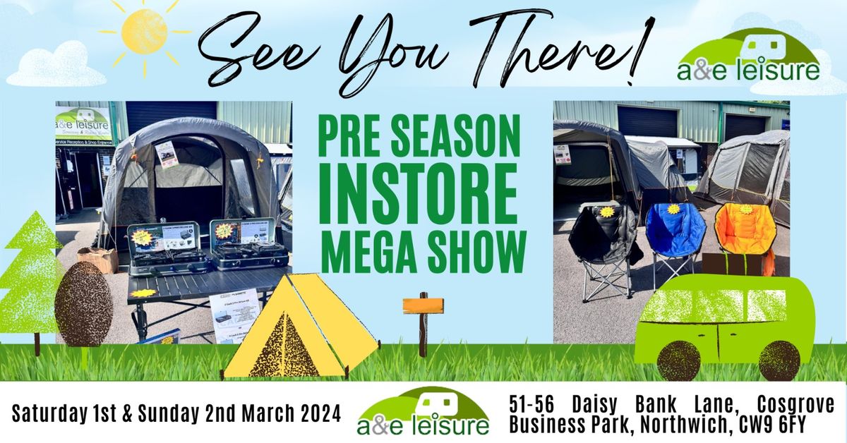 A and E Leisure Pre Season Instore Mega Show