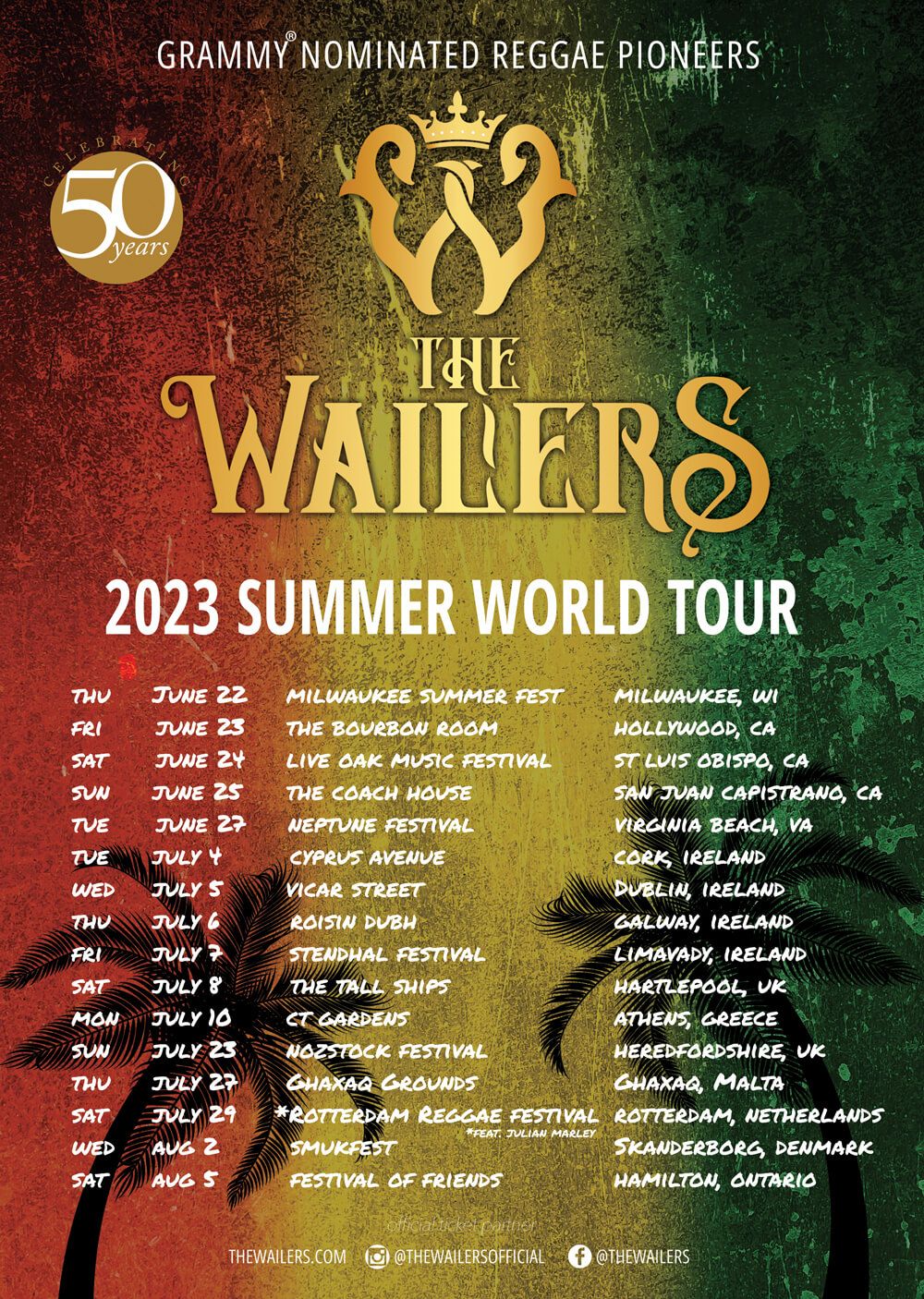 The Wailers Stuttgart Tickets