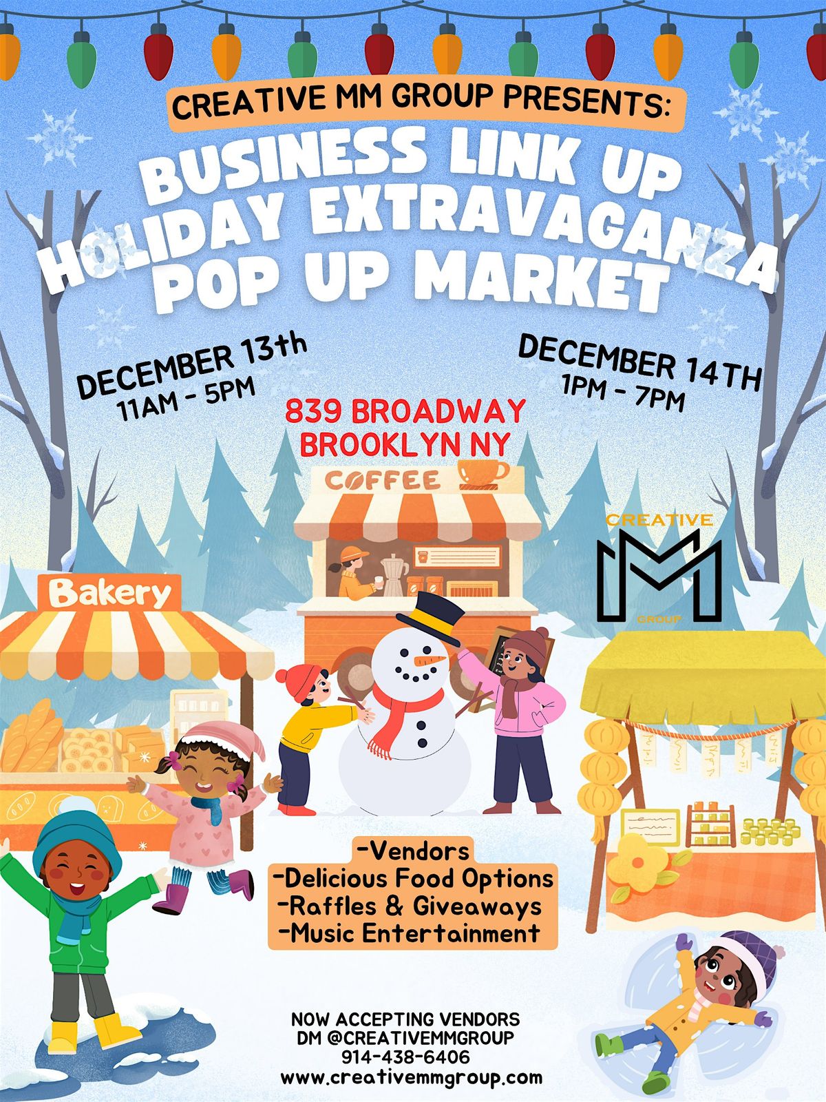 Business Link Up Holiday Extravaganza PopUp Market (Dec14th)
