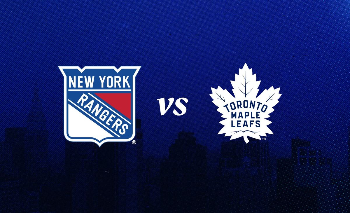 Toronto Maple Leafs at New York Rangers