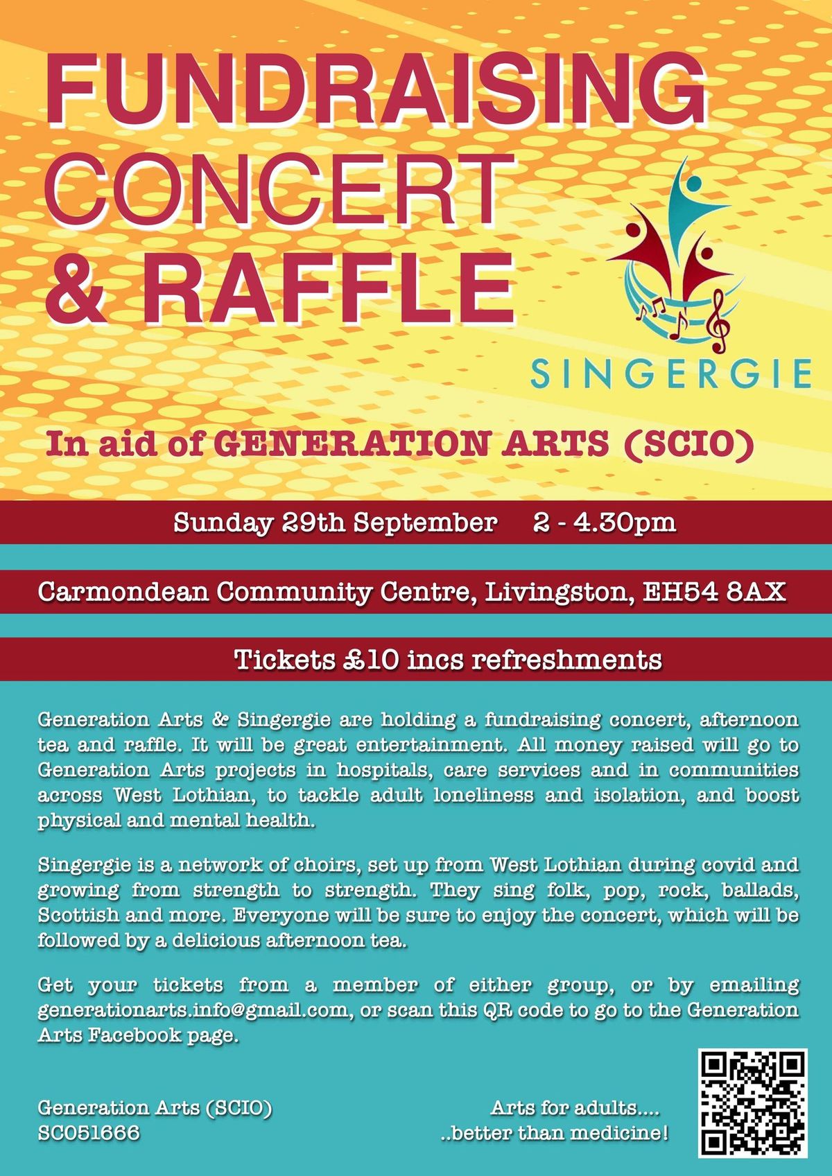 Generation Arts Fundraising Concert and Raffle