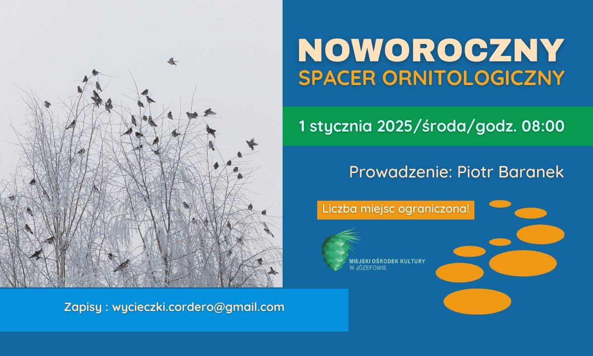 NOWOROCZNY SPACER ORNITOLOGICZNY