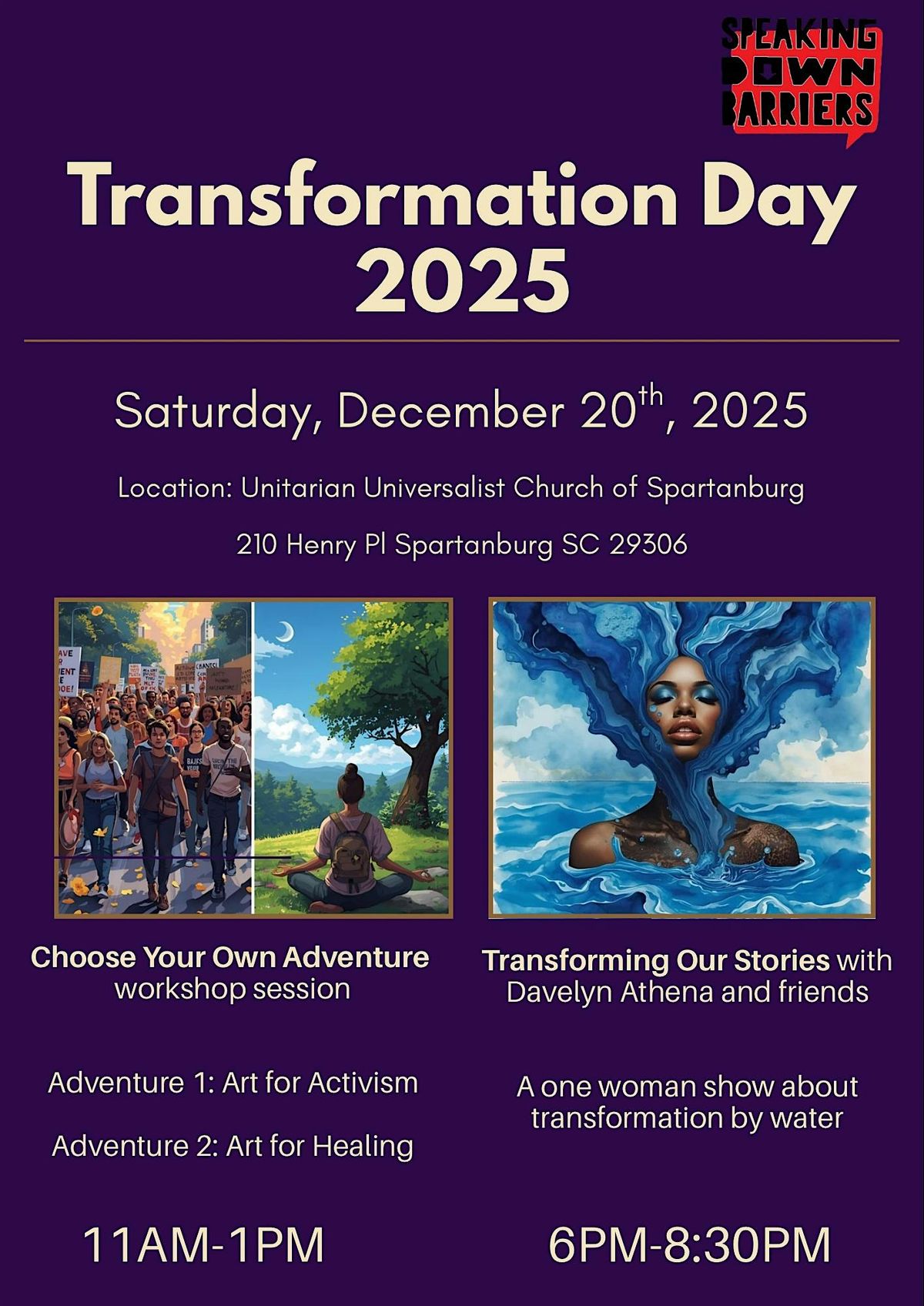 Transformation Day: Transforming our Stories with Art and Dialogue