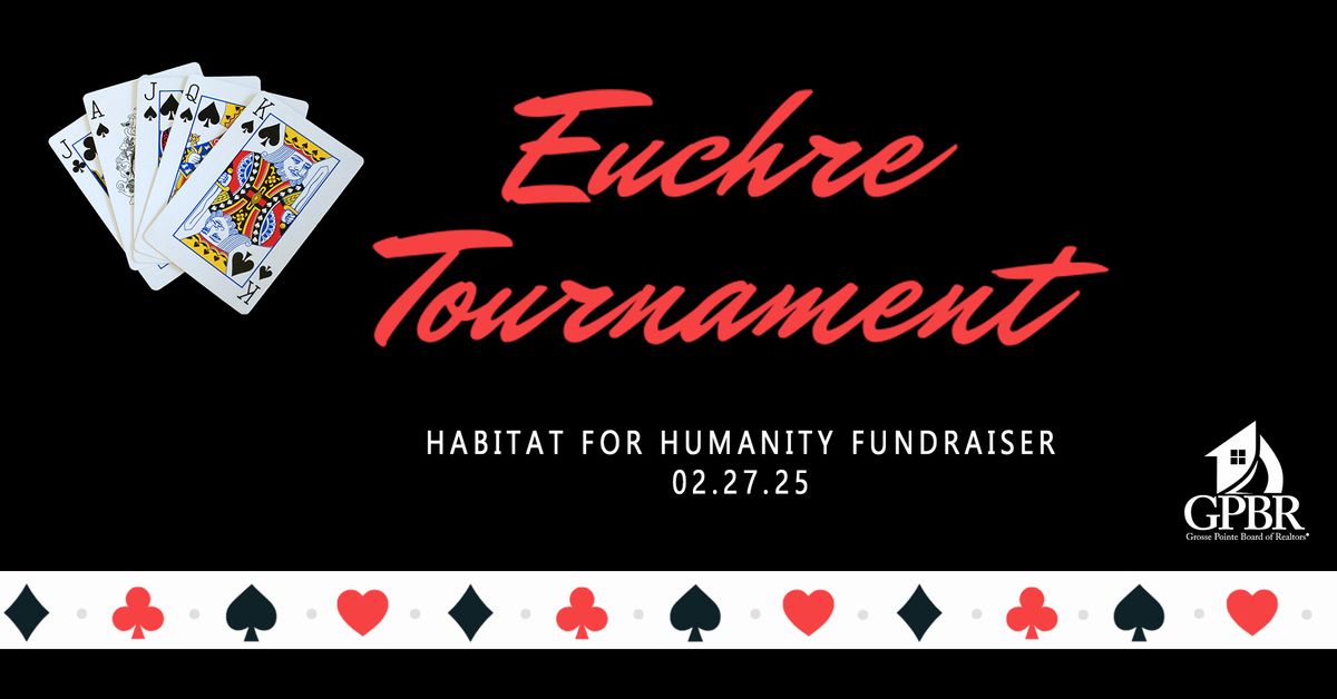 Charity Euchre Tournament benefitting Habitat for Humanity (Macomb)