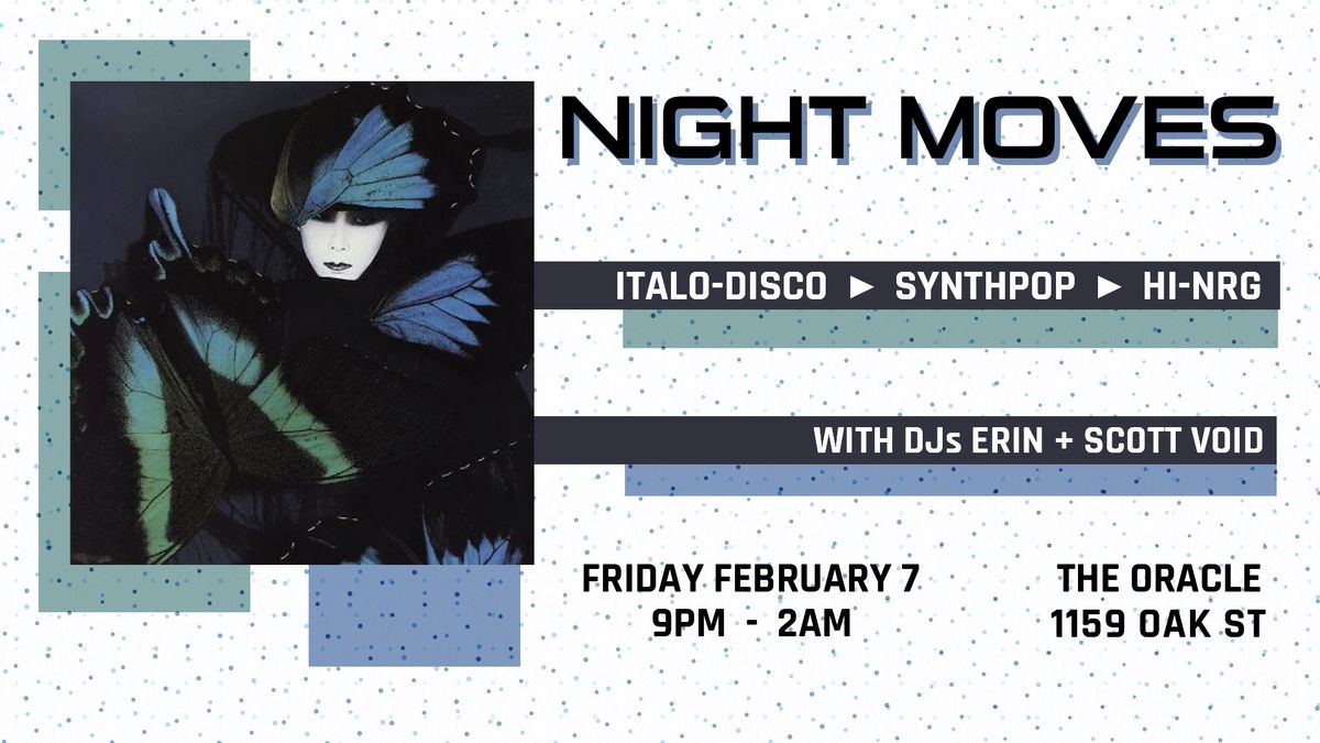 Night Moves \/\/ 80's Synthpop Dance Party