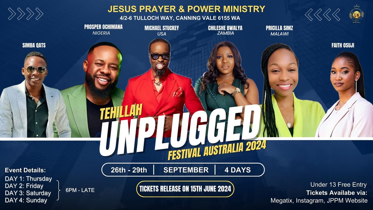 TEHILLAH UNPLUGGED FESTIVAL AUSTRALIA 2024