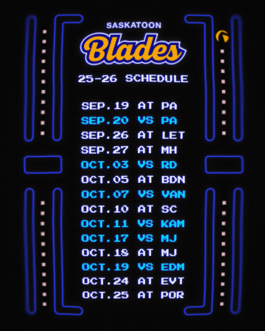 Saskatoon Blades vs. Lethbridge Hurricanes