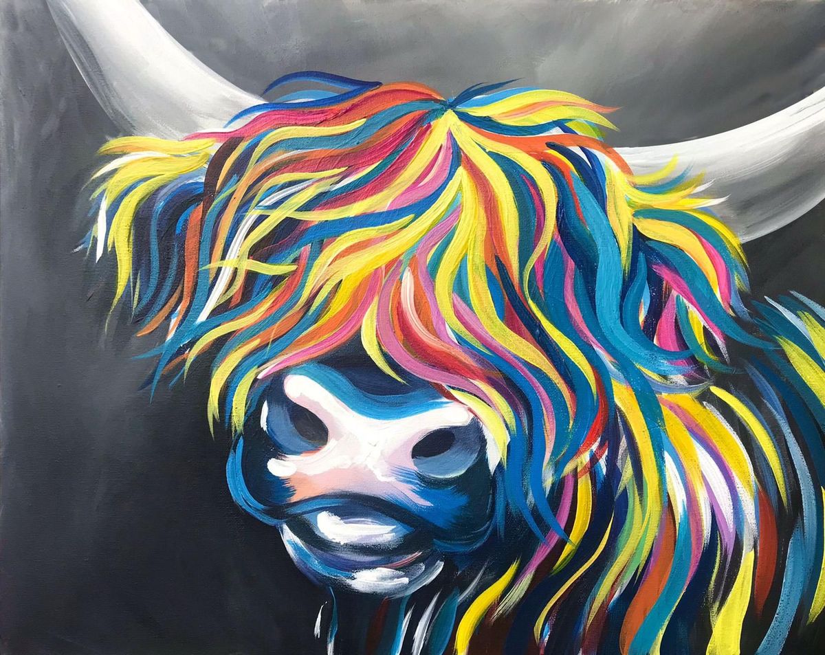 Join Brush Party to paint 'Funky Moo\u2019 \u2013 at the Crafty Cow, Bristol