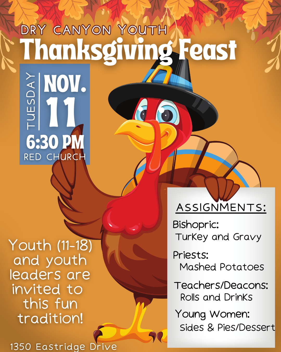Dry Canyon Youth Thanksgiving Feast