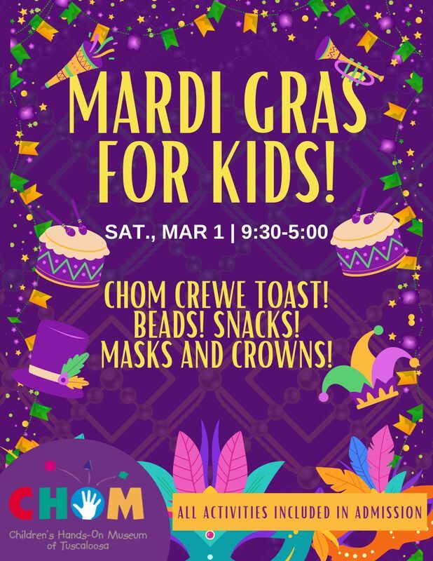 Mardi Gras for Kids at CHOM!