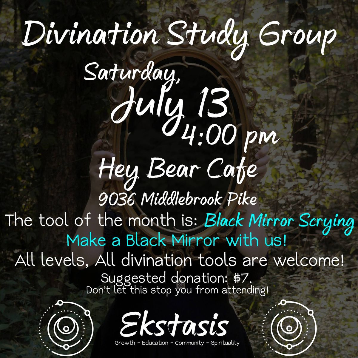 Divination Study Group - Black Mirror Scrying!