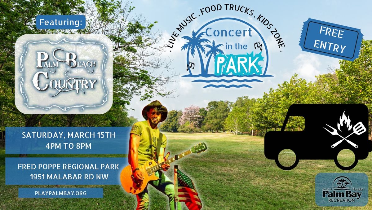 Concert in the Park featuring Palm Beach Country