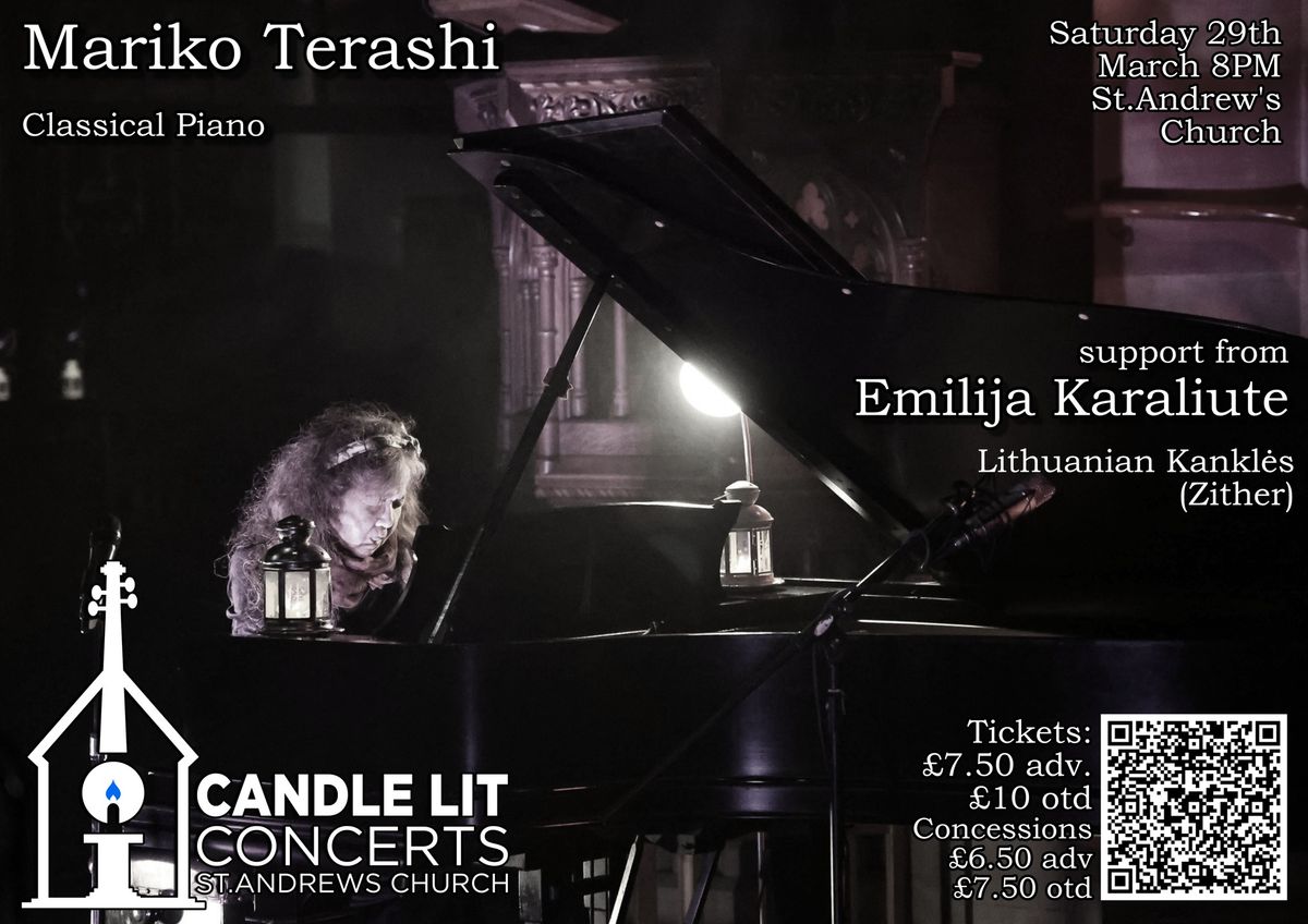 CandleLitConcert26: Mariko Terashi (piano) + Emilija Karaliute (kankles\/zither)