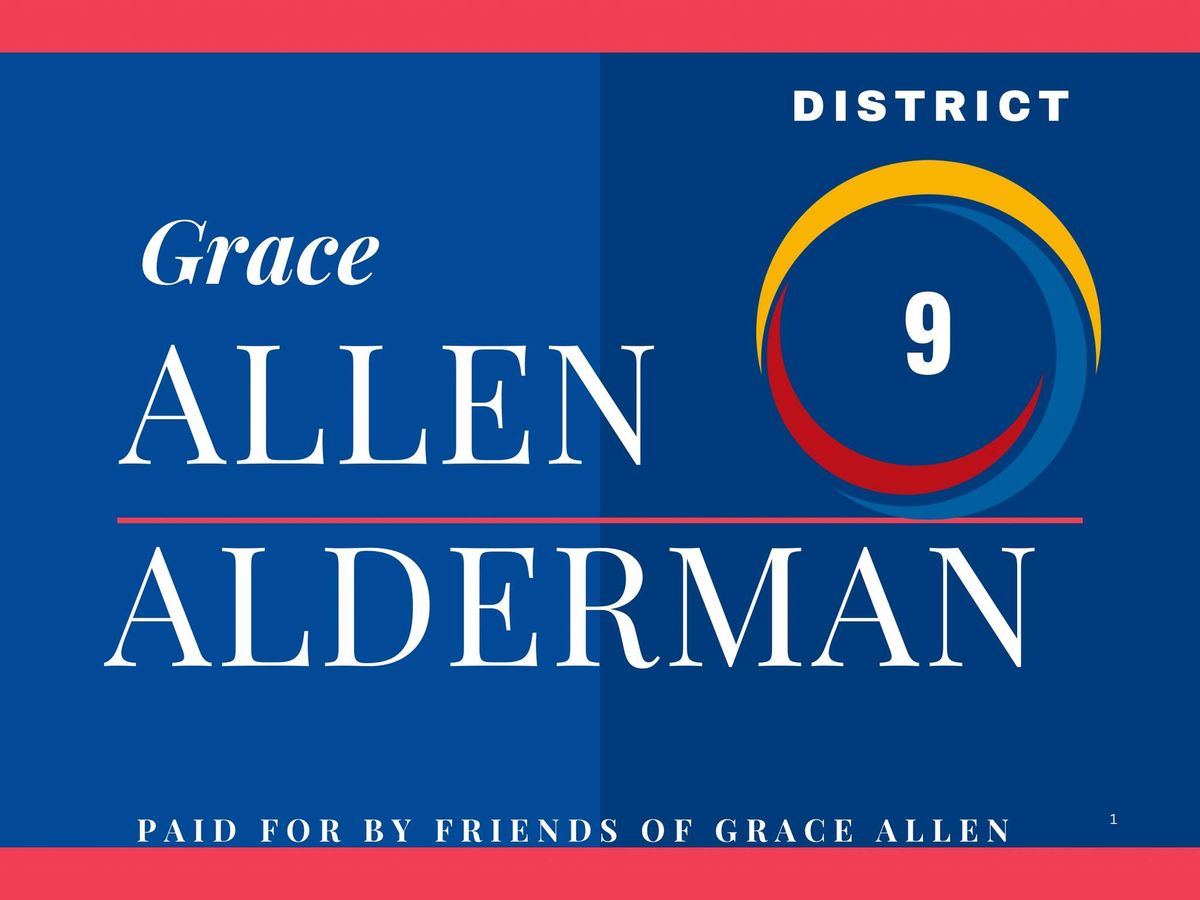 General Election: Grace Allen for Alderman District 9