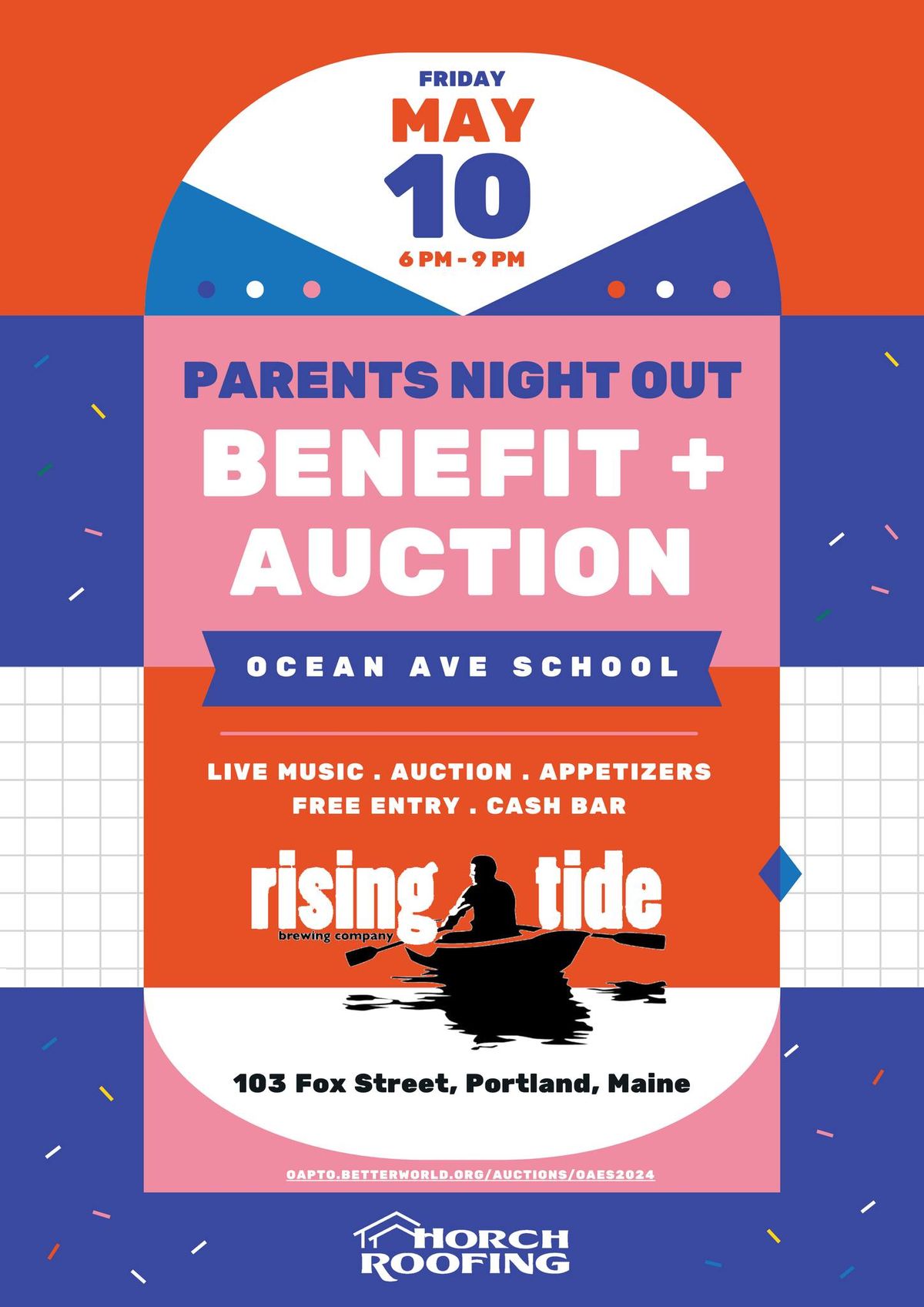 Ocean Ave PARENTS NIGHT OUT! Benefit + Auction