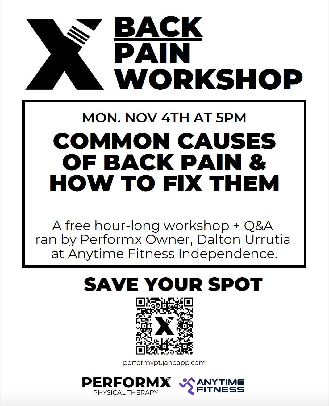 Back Pain Workshop