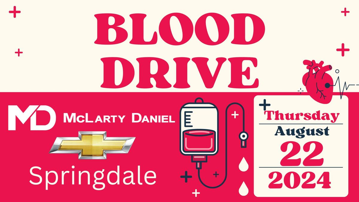 Red Cross Blood Drive at Mclarty Daniel Chevrolet