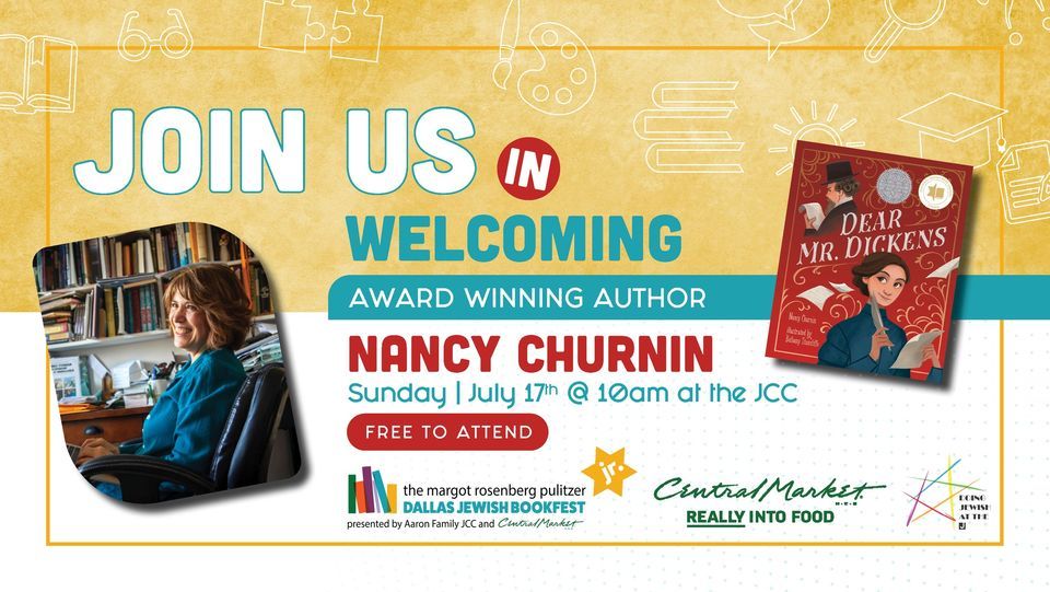 JCC Bookfest Presents Author Nancy Churnin
