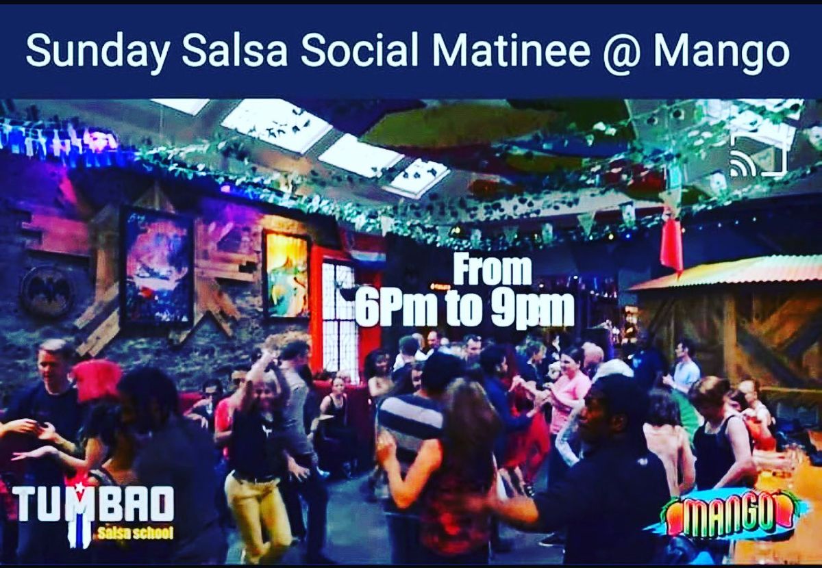 Sunday Salsa Club in Mango Twice a month 6pm to 9pm. Free Entry
