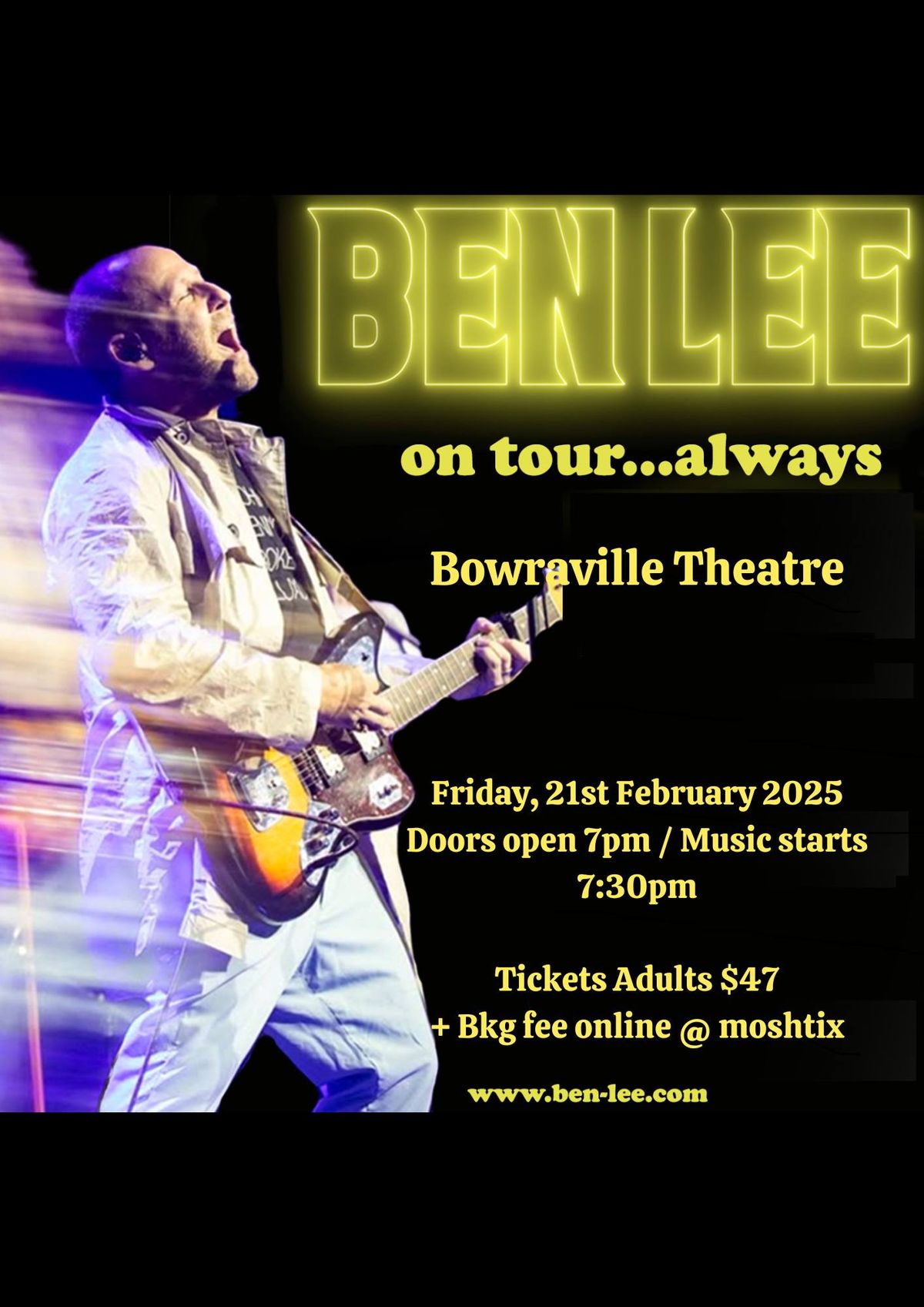 Ben Lee at Bowraville Theatre