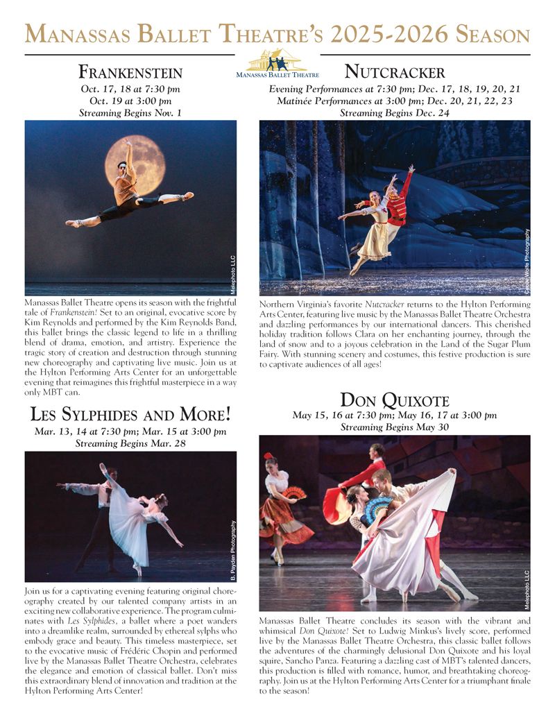 Manassas Ballet - Don Quixote at Hylton Performing Arts Center - Merchant Hall