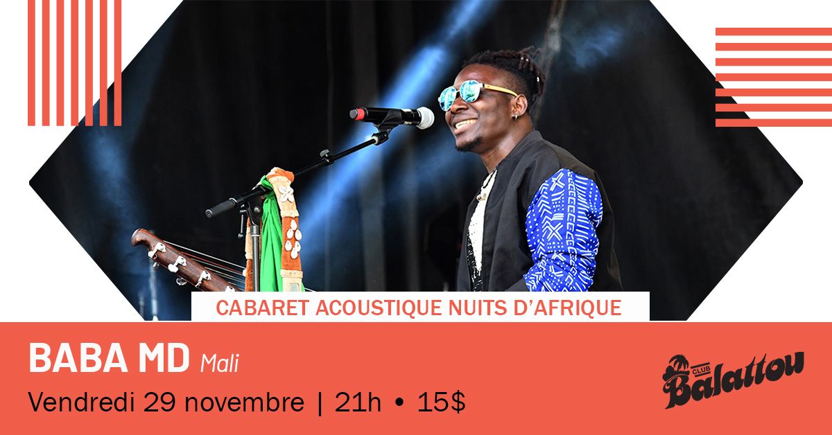 BABA MD  | Cabaret Acoustique Nuits d'Afrique