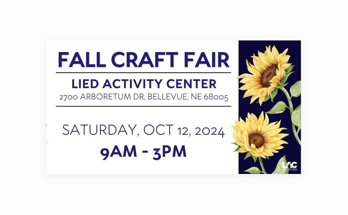 Fall 2024 BPS Lied Activity Center Craft Fair