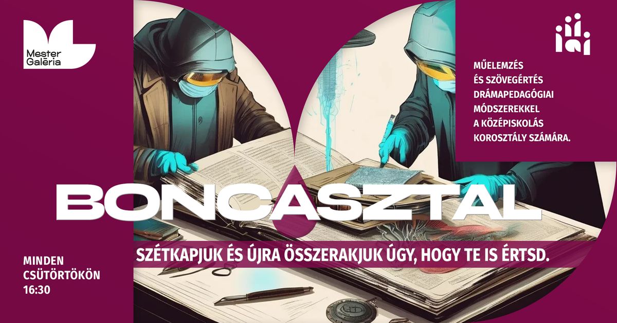 Boncasztal - Sz\u00e9tkapjuk \u00e9s \u00fajra \u00f6sszerakjuk \u00fagy, hogy te is \u00e9rtsd!