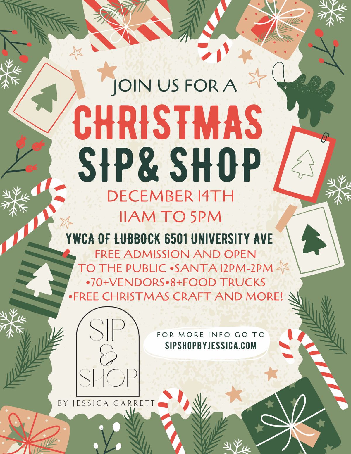 Sip & Shop for Christmas 