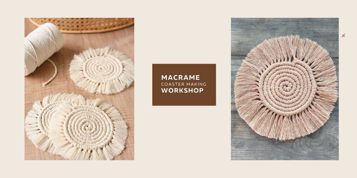 Macrame Coaster making