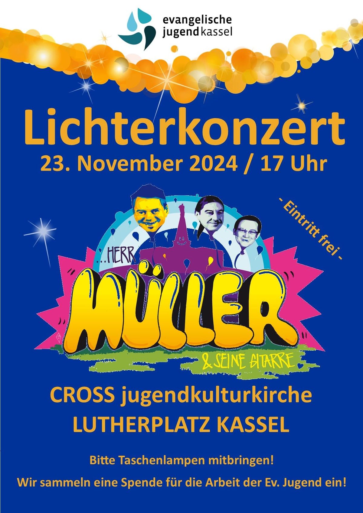 Lichterkonzert mit Herr M\u00fcller und seine Gitarre + Band