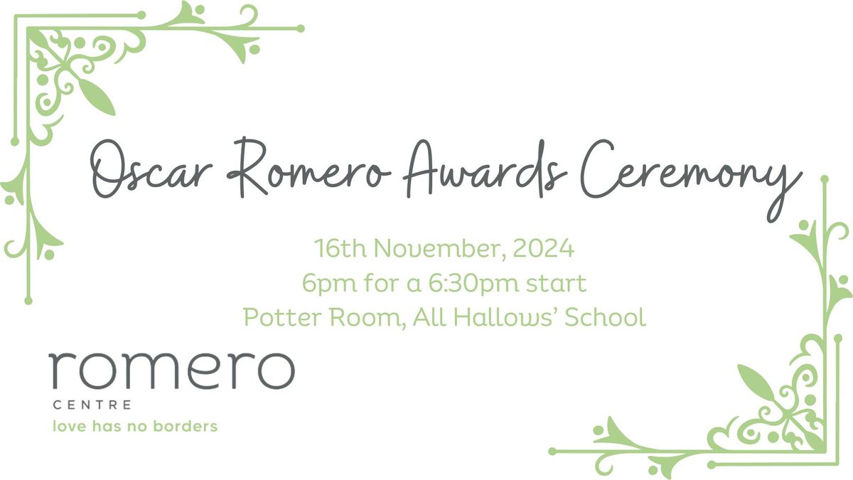 Oscar Romero Awards Ceremony