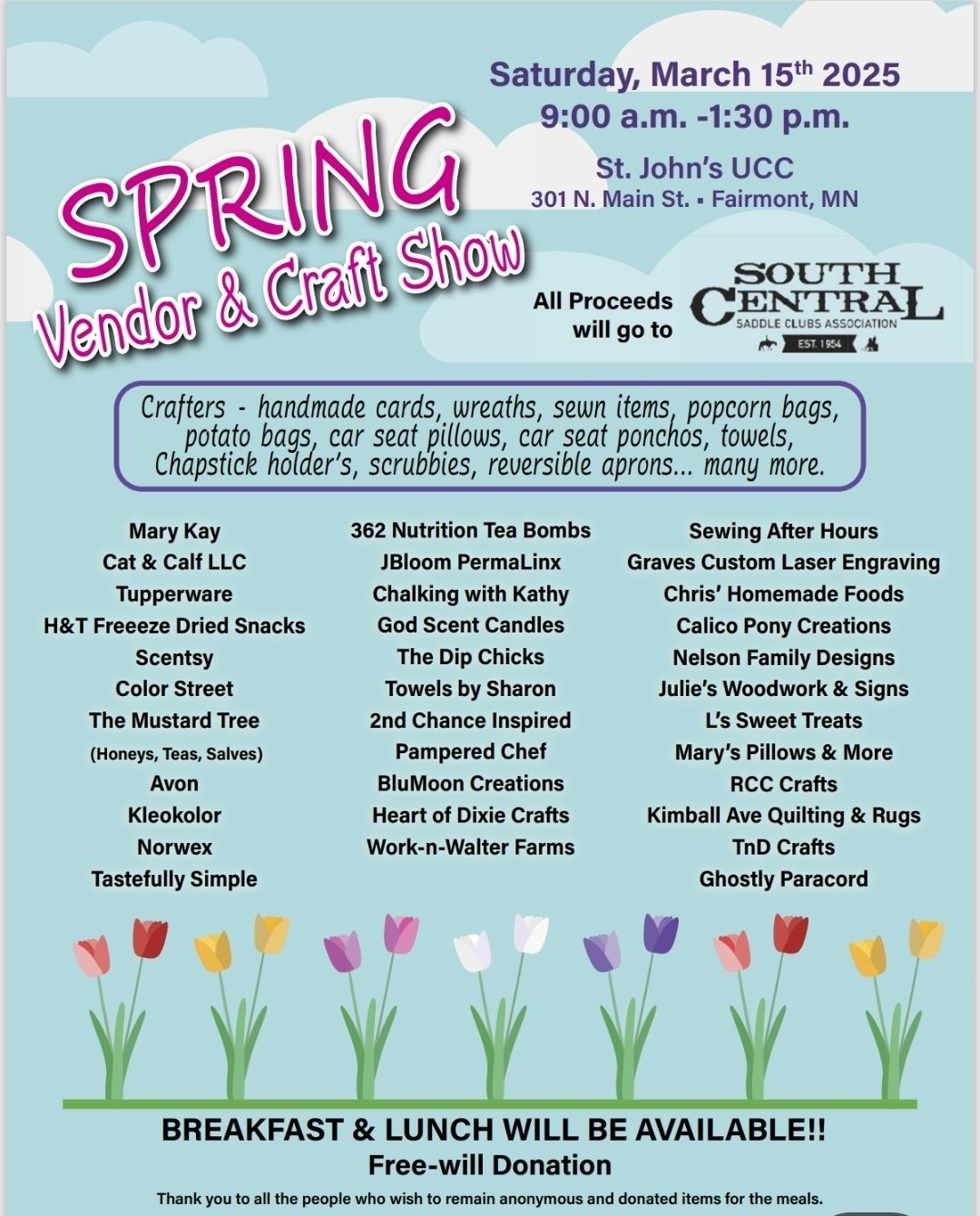 Spring Vendor & Craft Show!!