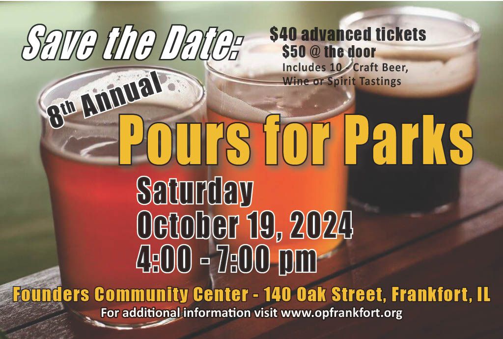 8th Annual Pours for Parks Tasting Event