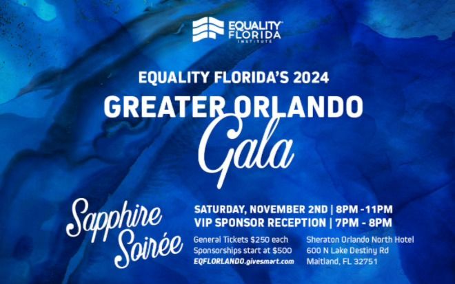 Equality Florida's 2024 Greater Orlando Gala