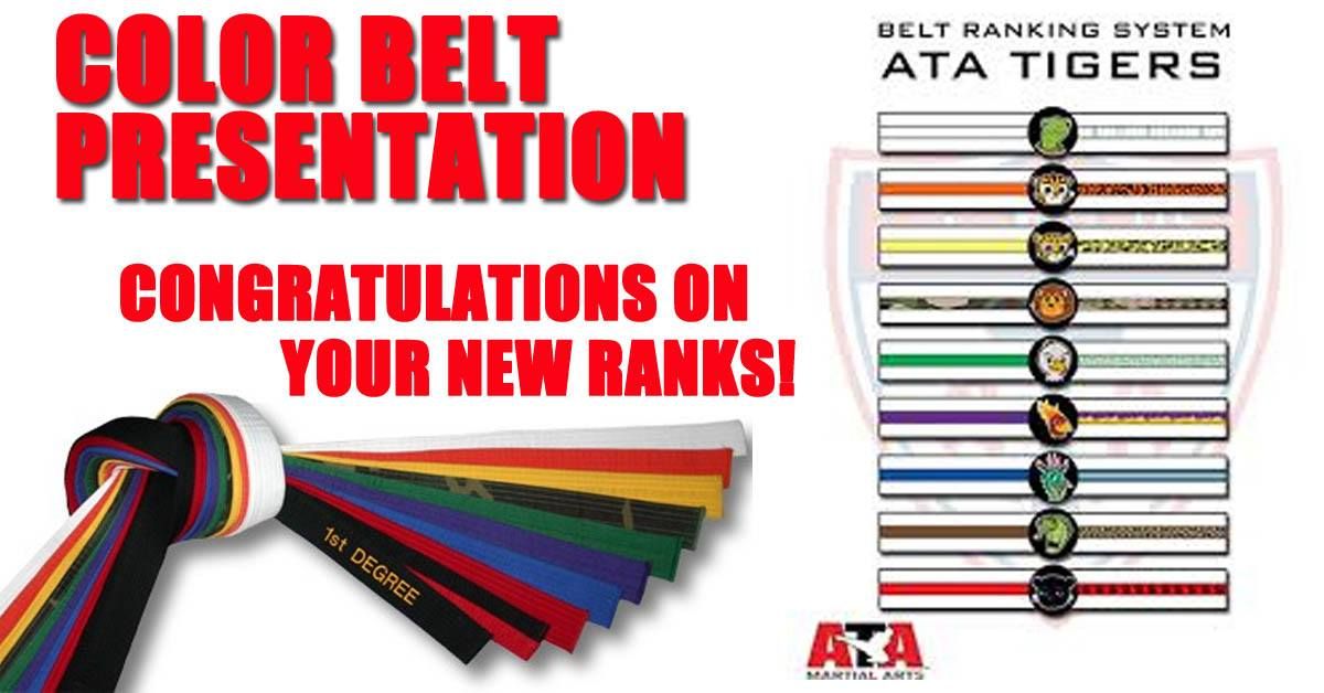 Color Belt Presentation