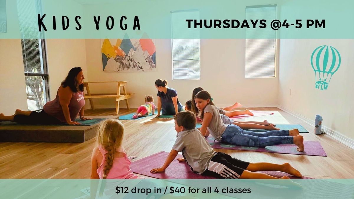 Kids Yoga July