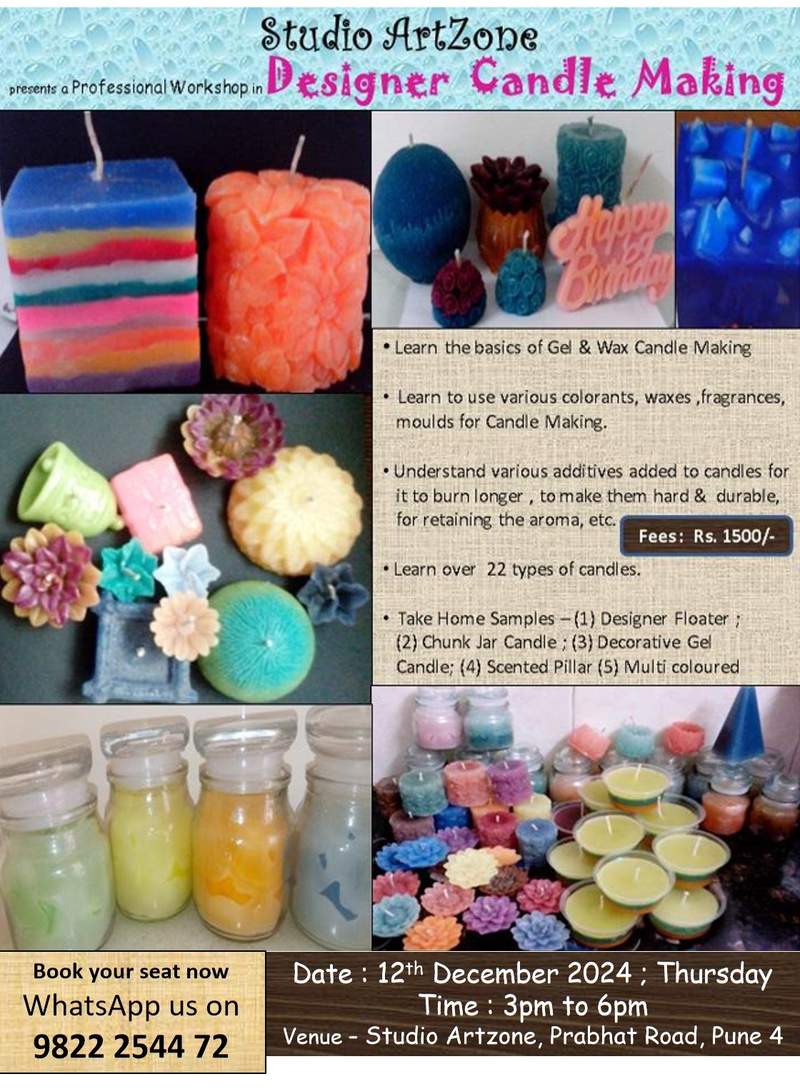 Designer Candle Making