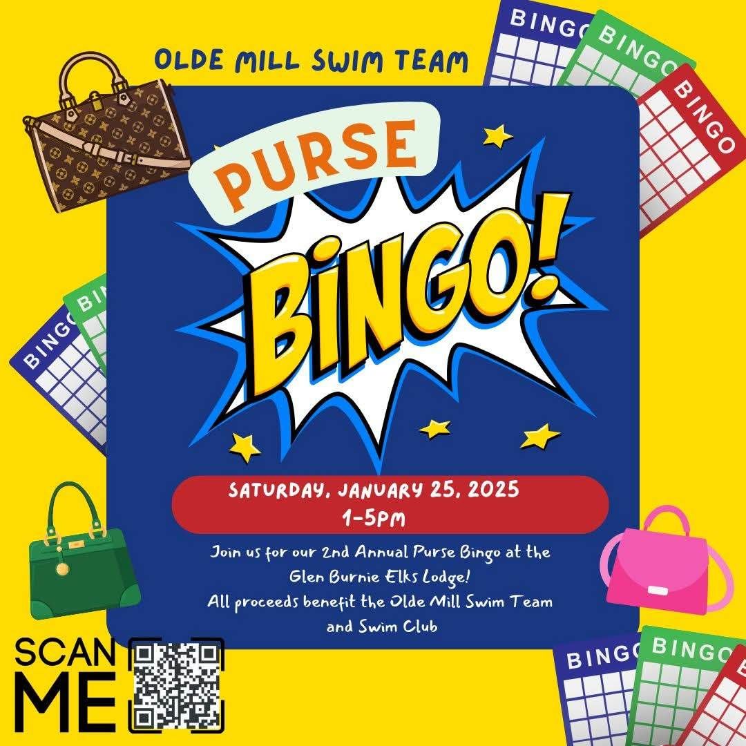 Olde Mill Swim Team Purse Bingo Fundraiser